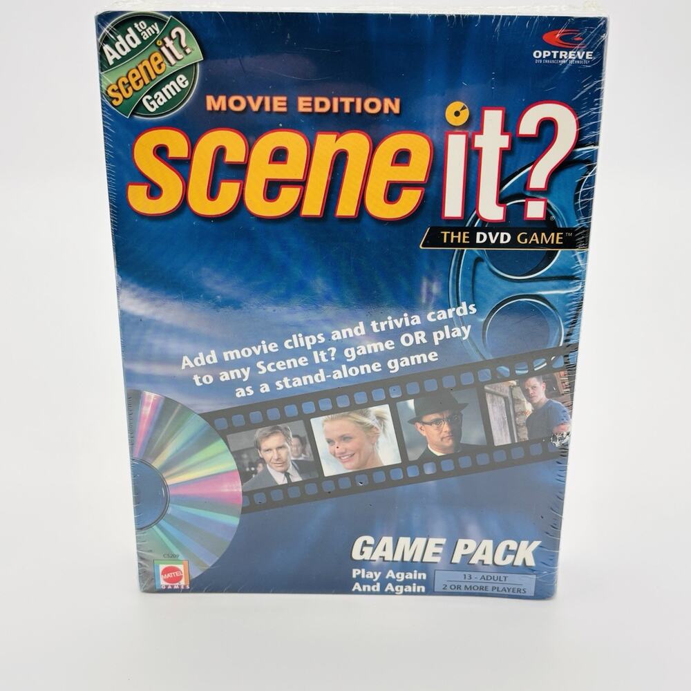 Scene It? Movie Edition - DVD GAME PACK, FACTORY SEALED. New!